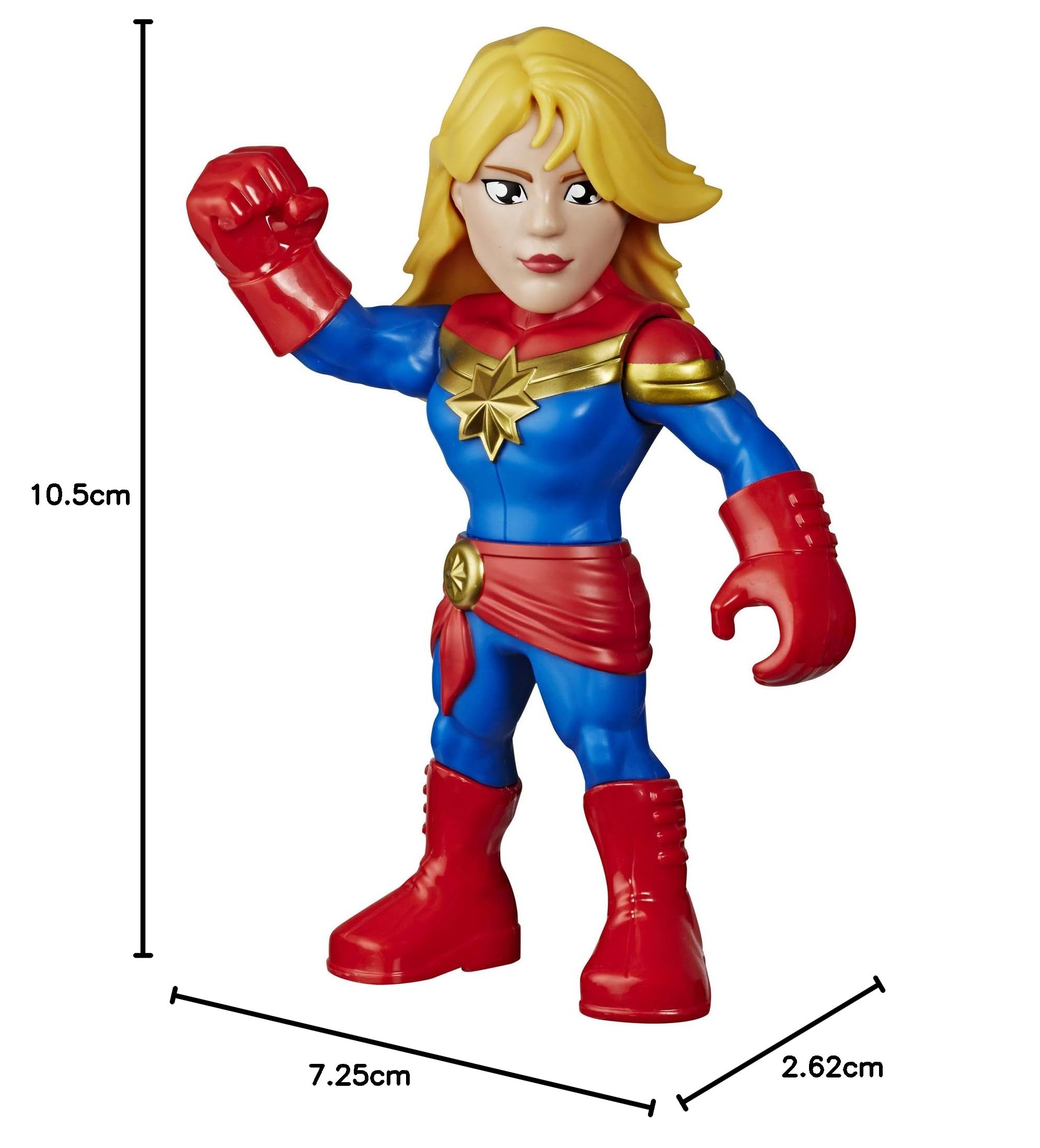 Super Hero Adventures Sha Mega Mighties Cap Marvel | Amazon.com.br
